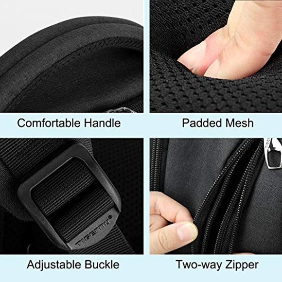 Tigernu Laptop Backpack, Business Anti Theft Slim Durable w/ USB Charging Port - Picture 6 of 8